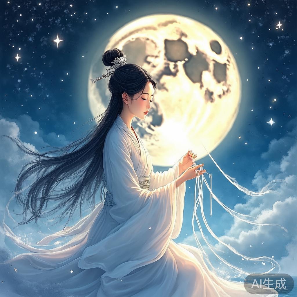 A beautiful Chinese moon godde